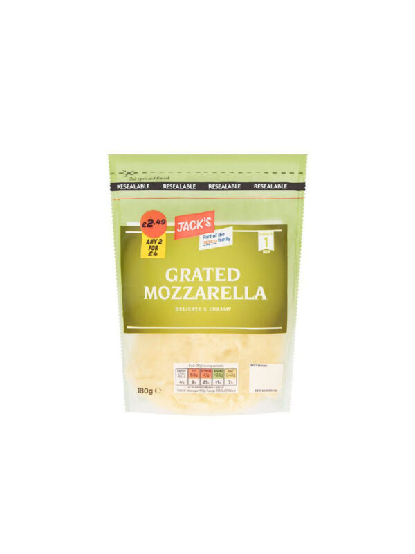 Jack’s Grated Mozzarella