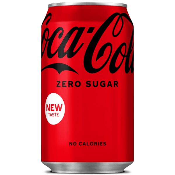 ZERO COKE CANS 330ML