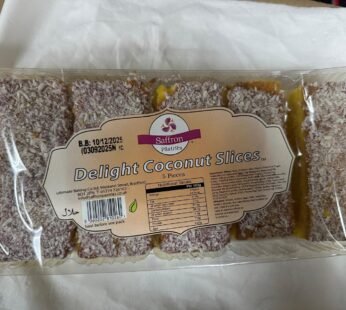Saffron Pastries Delight Coconut Slices