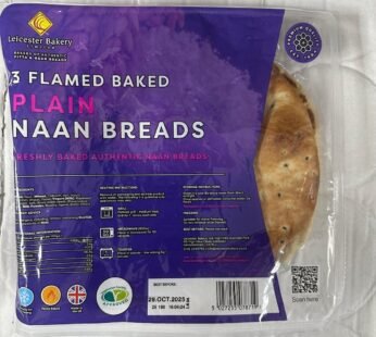 Lefcadia Bakery Flame Baked Plain Naan Breads