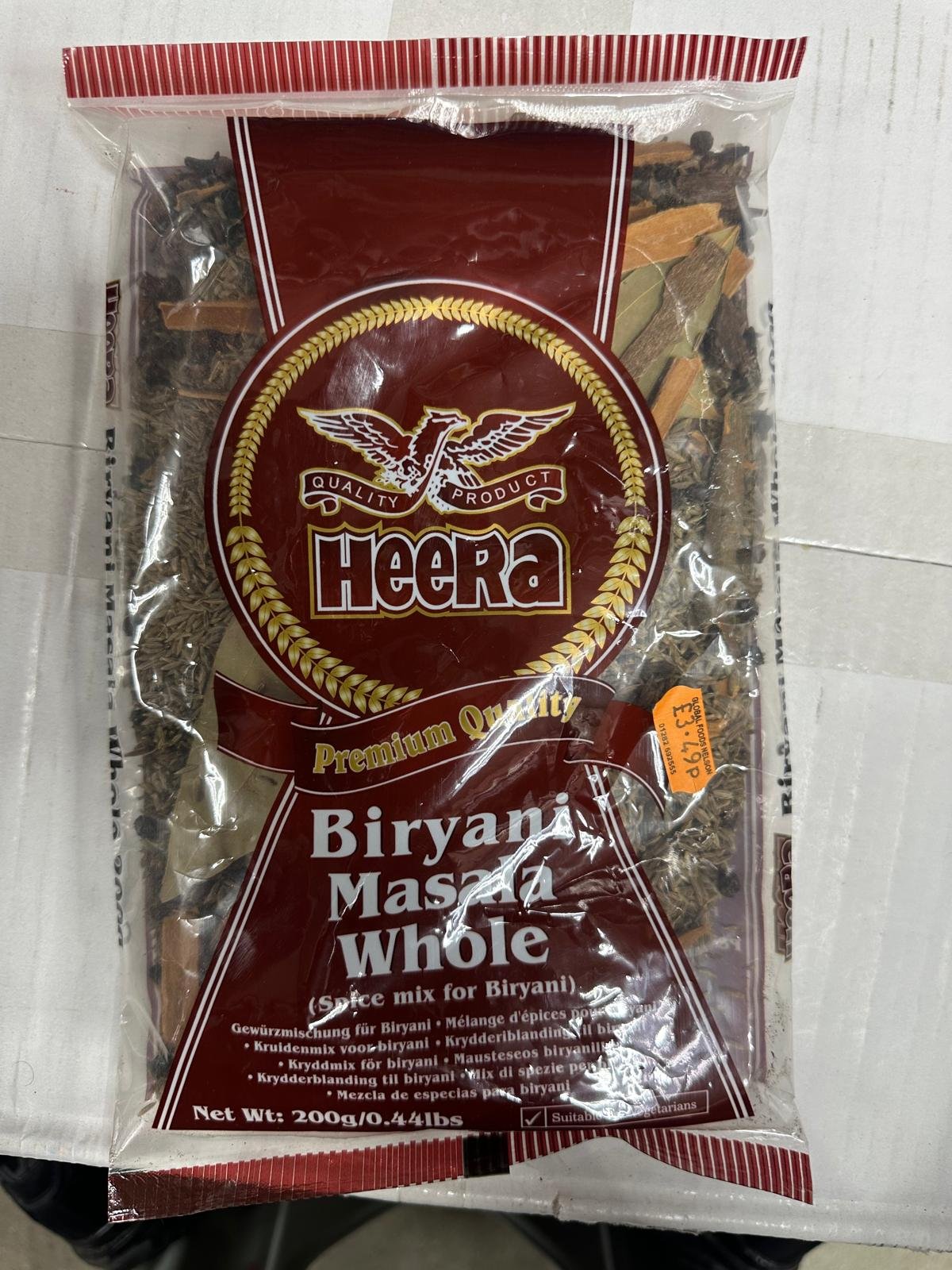 Heera Biryani Masala Whole – 200g